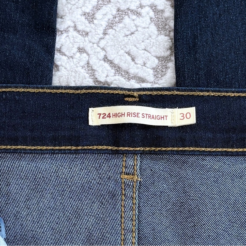 NWOT Levi’s Tailored 724 High Rise Straight - Picture 6 of 16